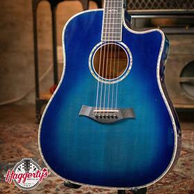 610ce-l2 Taylor Dreadnought Acous/elec - Trans Blue With Hardshell Case Used