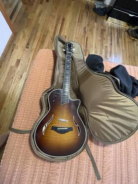 Taylor 887766120377 T5z Pro Acoustic-electric Guitar Dark Tobacco Sunburst