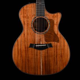 724ce Taylor 887766134176 Grand Auditorium Koa Natural Acoustic Electric Guitar With Case