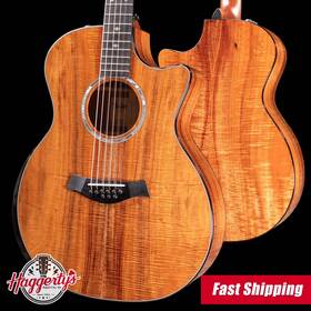 12940 Taylor 887766137009 Custom Shop #12940 Ga-9 9-string Grand Auditorium Acoustic/electric Guita