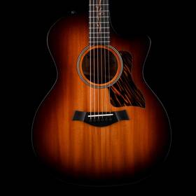 C24ce Taylor 887766137542 Custom Grand Auditorium Ribbon Mahogany Shaded Edgeburst Catch # 50