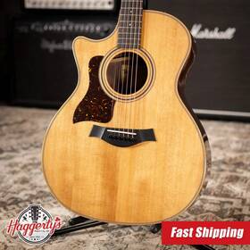 Taylor 887766137870 414ce Studio Left-handed Grand Auditorium Acoustic/electric Guitar - Natu