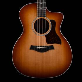 214ce Taylor 887766139300 Special Edition Tigerwood Shaded Edgeburst Acoustic Electric Guitar