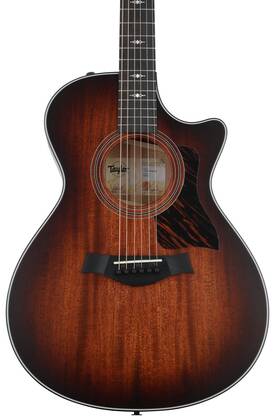 A306001111000641107 Taylor 322ce V-class Grand Concert Acoustic-electric Guitar - Tobacco