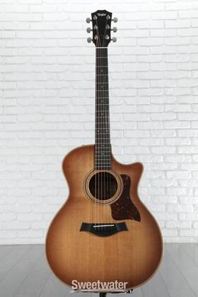 A307002111008360549-r0109 Taylor 314ce Studio Acoustic-electric Guitar - Tobacco Stain With Shaded