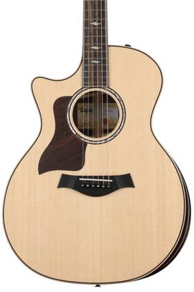 A80400211101007a000 Taylor 814ce Left-handed Acoustic-electric Guitar - Natural With V-class Bracing