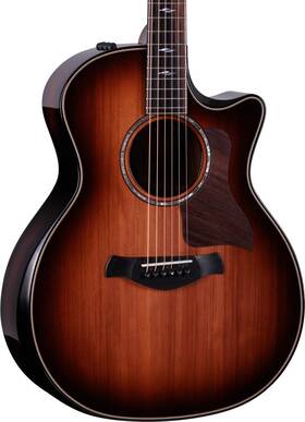 A804002611003880527 Taylor Builders Edition 814ce Sinker Redwood Acoustic Guitar - Shaded Edgeburst