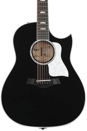 As06134211006773001 Taylor 657ce Acoustic-electric Doce Doble - Black