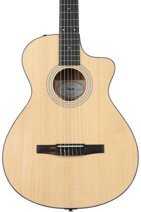C104026103807931000 Taylor 112ce-n Grand Concert Acoustic-electric Nylon-string Guitar - Natural