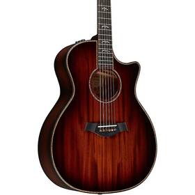 Custom-catch41 Taylor Custom #41 Neo-tropical Mahogany Grand Auditorium A/e Guitar Se Burst