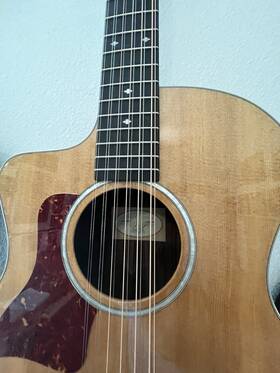 F214102111017990000 Taylor 254ce Plus 12-string Acoustic-electric Left-handed Guitar - Natural