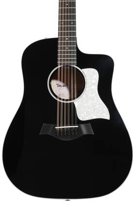 Fs02100111007983001 Taylor 250ce Plus Acoustic-electric Doce Doble - Black