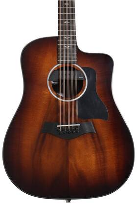 Fs02600118707880084 Taylor 260ce-k Dlx Acoustic-electric Bajo Quinto - Shaded Edgeburst