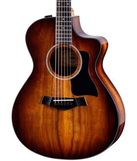 222cekdlx Taylor Guitars 222ce-k Dlx Koa Grand Concert Acoustic-electric Guitar - Shaded Edgeburst