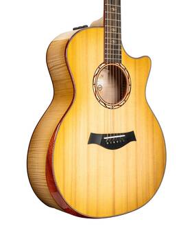 Custom12895 Taylor Guitars Custom Grand Auditorium Heartwood Maple Acoustic-electric Guitar
