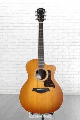 Taylor H204002111007991040 214ce Special Edition Acoustic-electric Guitar - Honeyburst