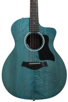 H214002111008480339 Taylor 214ce Special Edition Acoustic-electric Guitar - Transparent Blue
