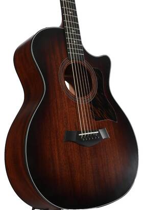 H306002111000641107-1277 Taylor 324ce Baritone-6 Ltd Acoustic-electric Guitar - Shaded Edgeburst