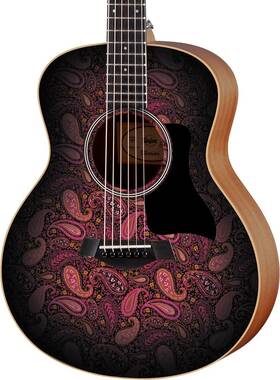 Hg04016017007931341-r0128 Taylor Gs Mini-e Special Edition Acoustic-electric Guitar - Cosmic Blush Paisley