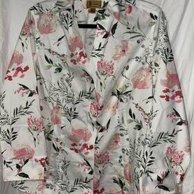 12345 Taylor Investments Floral Blouse Sz 14