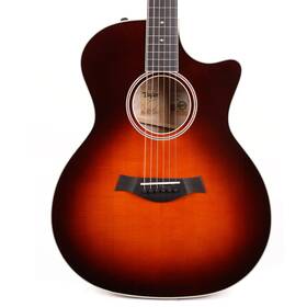 M028002111005073069-b12500 Taylor Custom Shop Grand Auditorium Torrified Spruce And Quilt Maple