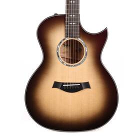M028002211000223568-25c26 Taylor Custom Shop 2025 Catch Event Grand Auditorium Silver Cranberry Supernova