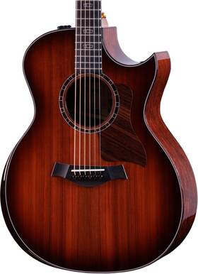 M028002217303883057-23c32 Taylor Custom #32 Grand Auditorium Acoustic-electric Guitar - Shaded Edgeburst