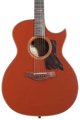 M028002218100643494-26c04 Taylor 2026 Catch Custom #4 C24ce Acoustic-electric Guitar - Terra Cotta