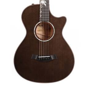 M028026111000063545-25c49 Taylor Custom Shop Grand Concert 12-fret Acoustic-electric Transparent Charcoal