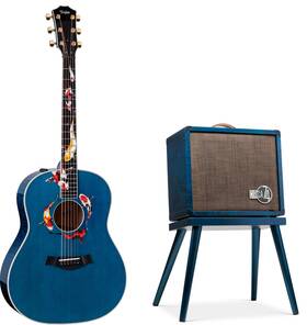 M028034011000063599-25c41 Taylor 2025 Catch Custom #41 Koi C17e Acoustic-electric Guitar And Circa 74 Amp