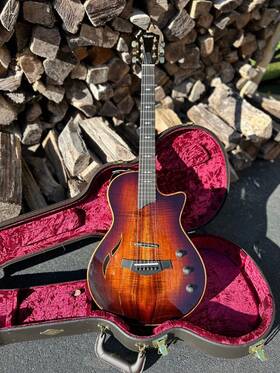 T5z-custom-armrest Taylor T5z Custom Acoustic-electric Guitar Shaded Edge Burst
