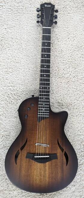 T5z-koa Taylor Bag Model T5z Koa Thinline Acoustic/electric Guitar In Natural With Gig