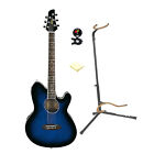 Tcy10etbsk5 Ibanez Talman Guitar In Blue With Accessories 647971711063