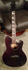 Tcy15e-gv Ibanez Talman Acoustic Electric Guitar Good Condition Galaxy Purple