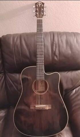 Sts000zigce Teton Sports Acoustic/electric Guitar