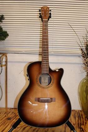 Sta120ceshb-bc Teton Acoustic-electric Guitar