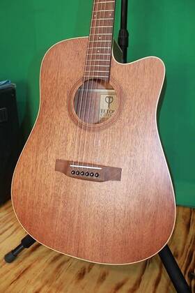 Sts103cent Teton Acoustic-electric Guitar Used