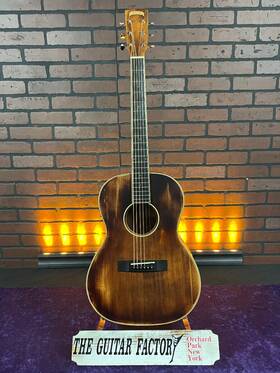 Mg0014e-0224-u Tgf Morgan Monroe Mg-0014e Inch Time Worn 00 Size Acoustic Electric Guitar With Hard Case