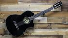 Cn-140sce U103116 Fender Thinline Concert Guitar Cutaway Black