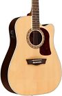 Usm-hd20sce Washburn Heritage Series Dreadnought Guitar Natural 801128034690