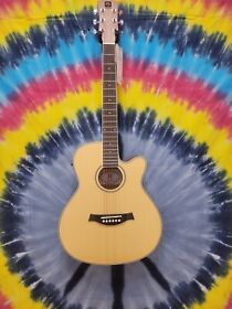 Vge-2 Vangoa Basic Acoustic Electric Guitar With Gig Bag