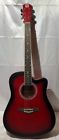 Vg-41cer Vangoa Natural Aoustic Electric Cutaway Guitar