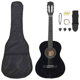 70119 Vidaxl Guitar Set With Pick String Chromatic Tuner Beginner Acoustic