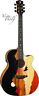 Vwolf Luna Guitars Vistawolf Grand Auditorium Guitar Ebony 852688890783