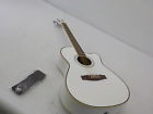 W-401e-wht Martin Smith Electric Acoustic Guitar Cutaway White