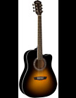 Wa90ce Washburn Dreadnought Acoustic Electric