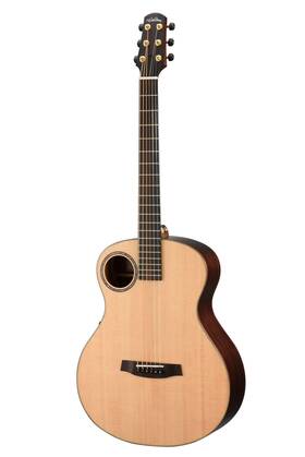 Walden B1e/h Baritone 27 Inch Scale Grand Auditorium Solid Sitka Acoustic Electric Guitar