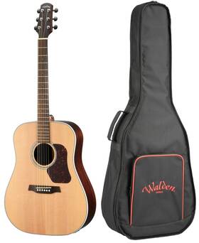 D800e Walden D800e/w Natura 800 Dreadnought Sitka-rosewood Acoustic Electric Guitar Authdealer