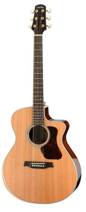 G630rce-g Walden G630rceg Natura Solid Top Grand Auditorium Acoustic Electric Guitar With Bag
