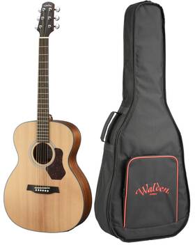 O550e Walden O550e/w Natura 500 Orchestra Acoustic Electric Guitar Solid Spruce Top Bag Dealer